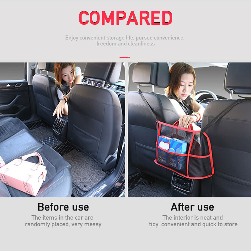 Car Net Pocket Seat Organizer