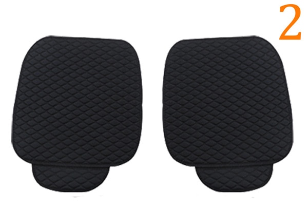 2 black front pad