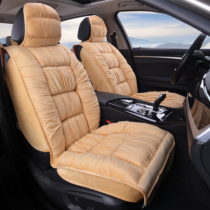 Winter Plush Car Seat Cover