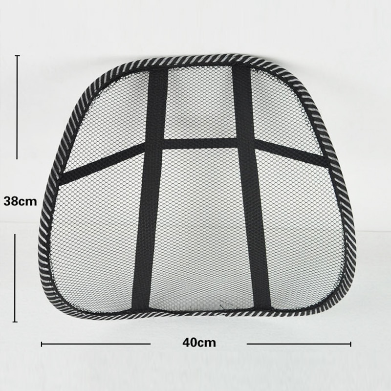 Car Seat Office Chair Massage Back Support Mesh Pad