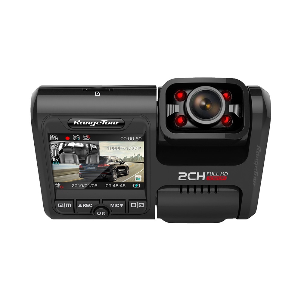 Dual Lens Car DVR with GPS