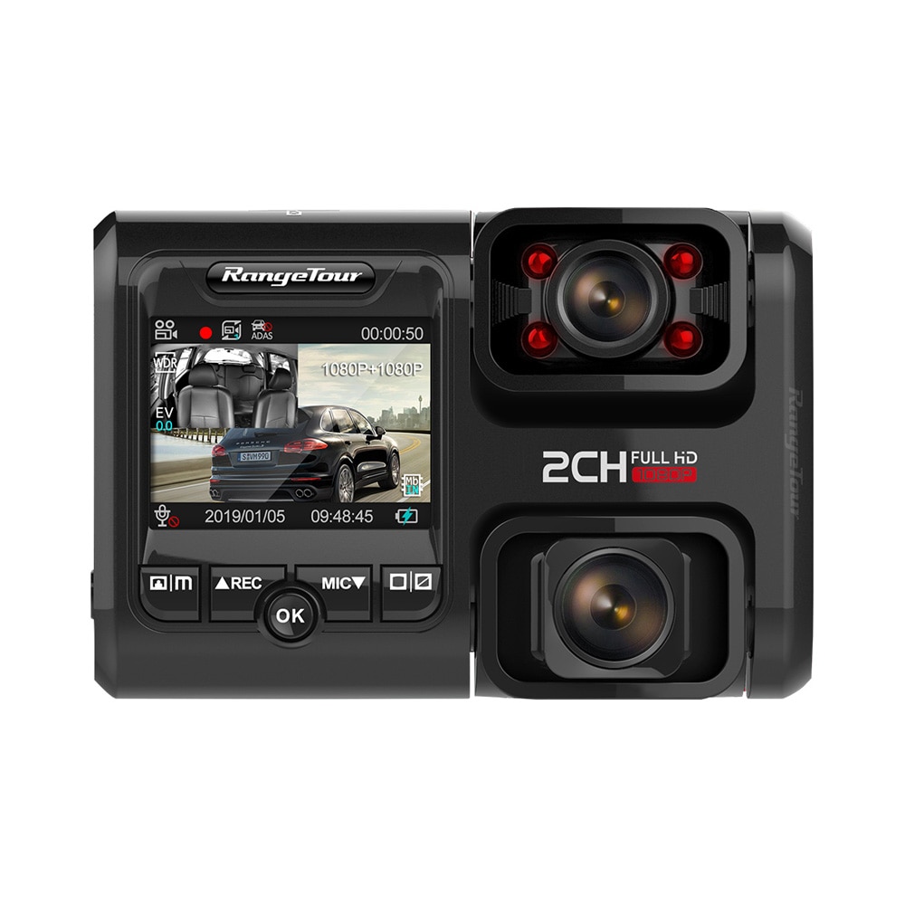 Dual Lens Car DVR with GPS