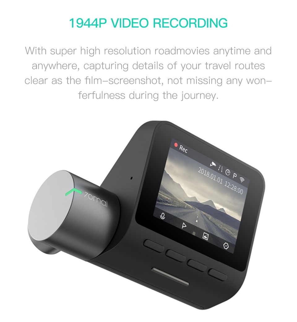 1944P GPS Voice Control Dash Cam